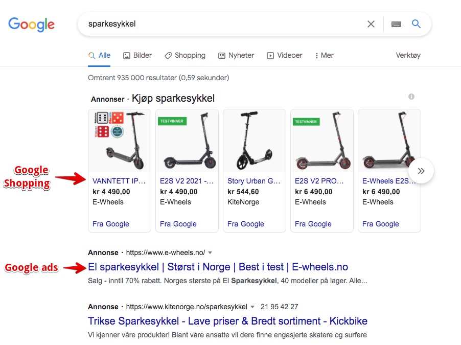 google shopping