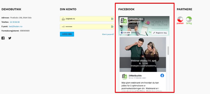 Facebook plugin