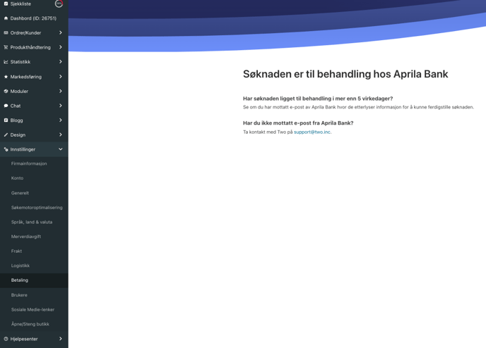 aprillasøknad