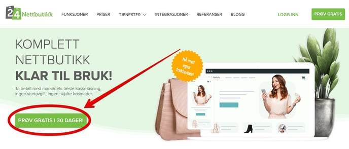 Bestill nettbutikken