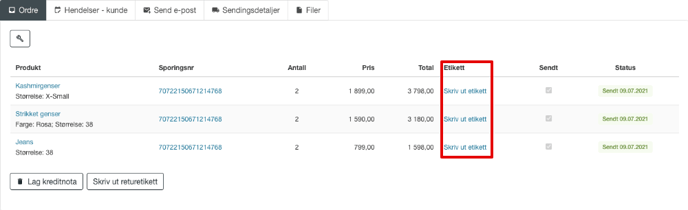 Ordrer > Ordreoversikt > Vis ordre > Ordredetaljer | 24NB 2021-07-09 15-20-50