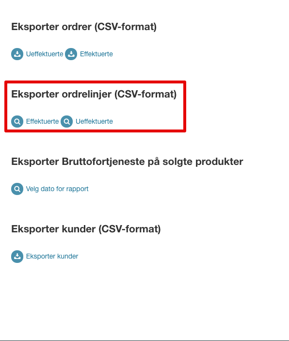 Ordrer > Eksport | 24NB 2021-07-27 10-19-18