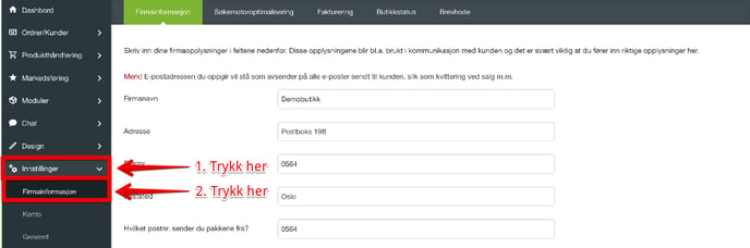 Endre epost