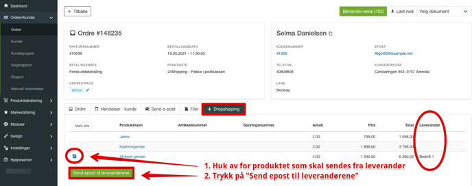 Ordrer > Ordreoversikt > Vis ordre > Ordrehistorikk | 24NB 2021-06-02 08-43-45