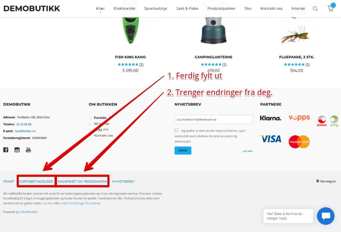 Disse vilkårene ønsker Vipps å sjekke