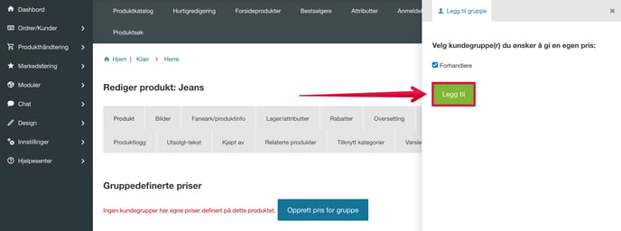 Legg-til-pris-kundegrupper